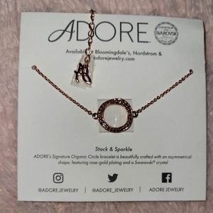 Adore rose gold bracelet